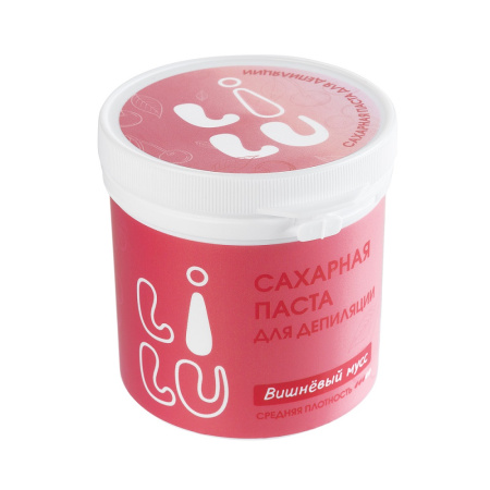 Паста-мусс сахарная LILU 12 вишня в банке, 300 г
