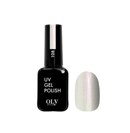 Гель-лак для ногтей Oly Style т. 108 жемчужный перламутр, 10 мл
