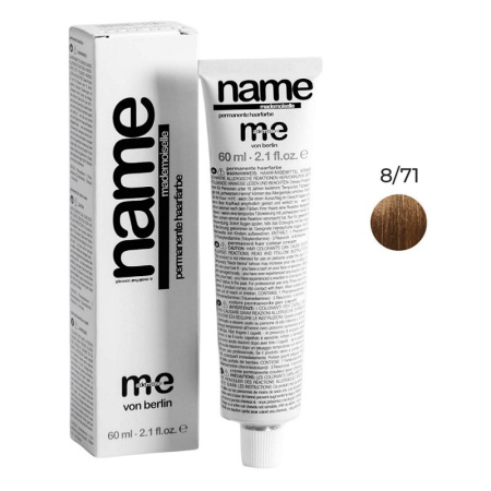 Краситель MeMademoiselle Me Name 8/71 блондин коричнево-пепельный, 60 мл