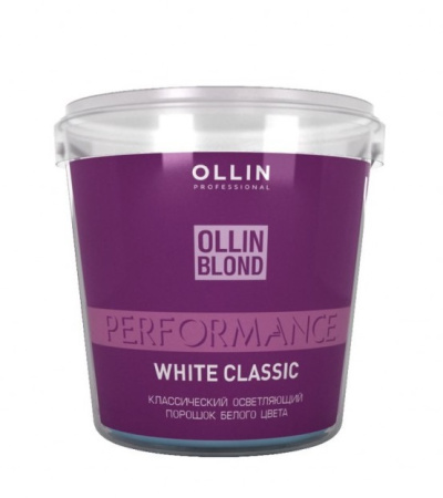 Классический осветляющий порошок белого цвета Ollin Blond Performance, 500 г