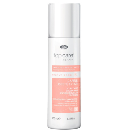 Разглаживающий мусс для вьющихся волос Lisap Milano Тор Care Curly Care, 250 мл