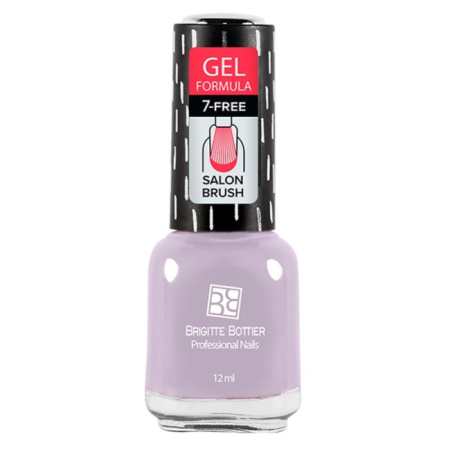 Лак для ногтей Brigitte Bottier Gel Formula, т. 65 сиреневая пастель, 12 мл
