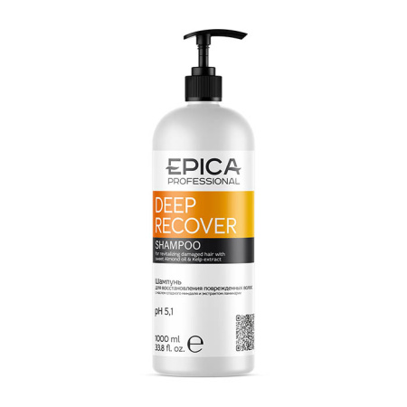 Шампунь Epica Deep Recover для восстановления поврежденных волос, 1000 мл