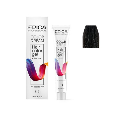 Гель-краска Epica Colordream 6.11 тёмно-русый пепельный интенсивный, 100 мл
