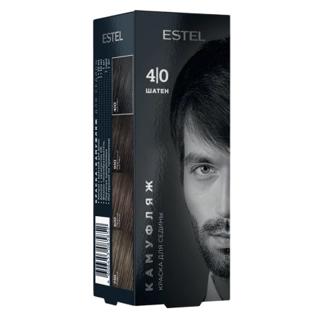 Краска-камуфляж для седины Estel Alpha 4/0 шатен