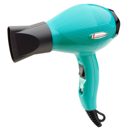 Фен Gamma Piu ETC Mini 1200 W, бирюзовый 