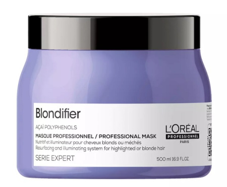 Маска для осветленных и мелированных волос L’Oreal Blondifier Gloss, 500 мл