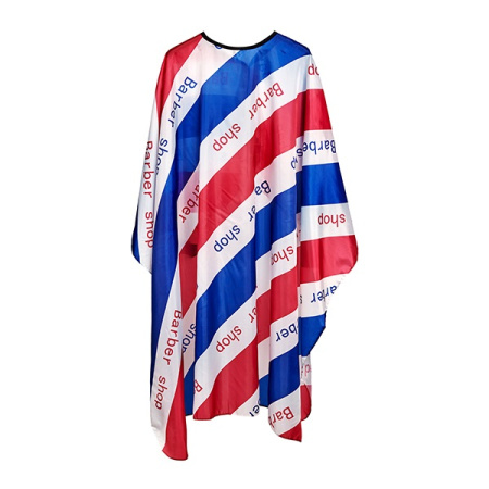 harizma Накидка парикмахерская 140х160см Barber Shop полосы