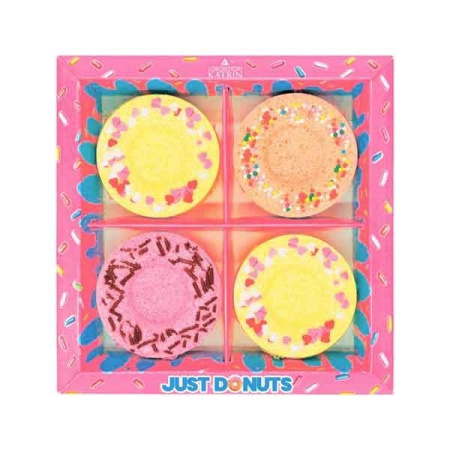 Laboratory Katrin Набор шипучей соли "Just donats" (4*60г), 240 г