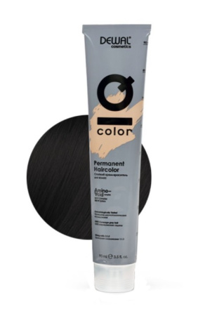 Краситель перманентный Dewal IQ Color Tone 1.1 blue black, 90 мл