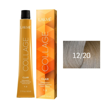 Крем-краска Lakme Collage Clair 12/20 суперосветляющий фиолетовый, 60 мл