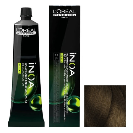 Краситель L’Oreal Professionnel INOA 6.3 темный блондин золотистый, 60 г