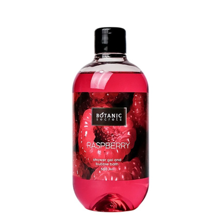Botanic Secrets Гель-пена для ванны и душа Малина, 500 мл