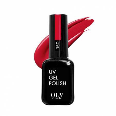 Гель-лак для ногтей Oly Style т. 150 красный коралл, 10 мл