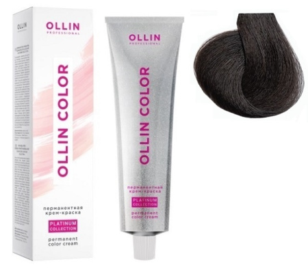 Перманентная крем-краска Ollin Color Platinum Collection 6/79 темно-русый корич.-зел., 100 мл
