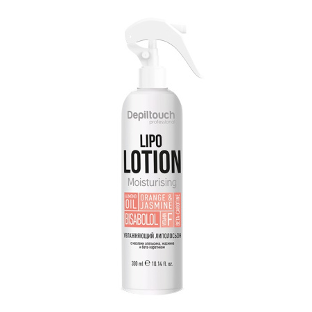 Липолосьон увлажняющий Depiltouch с маслами апельсина, жасмина и бета-каротином, 300 мл