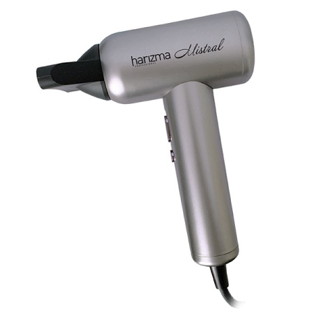 Фен Harizma PRO Mistral 1400W, серый