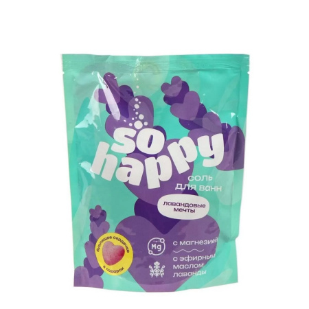Laboratory Katrin Соль для ванн "SOHappy" Лавандовые мечты, 500 г