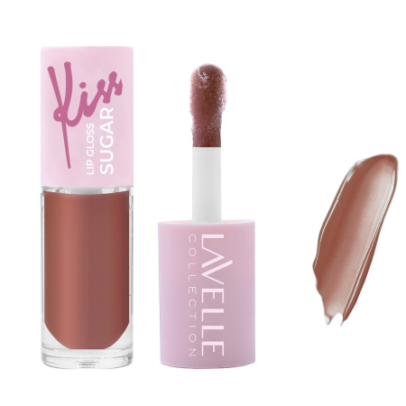 Блеск для губ глянцевый Lavelle Collection Sugar Kiss, т. 04 розово-коричневый, 7 мл