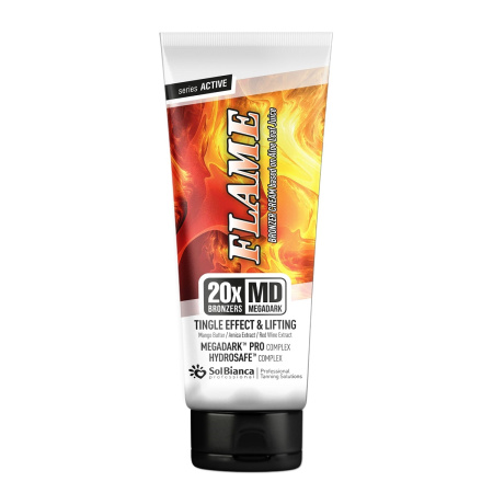 Крем для загара SolBianca Active Flame 20х bronzer с tingle-эффектом, 125 мл