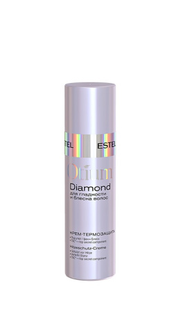 Крем-термозащита для гладкости и блеска волос Estel Otium Diamond, 100 мл