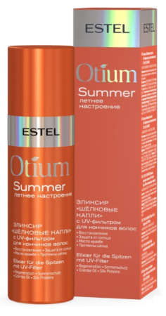 Эликсир для волос Estel Otium Summer "Шёлковые капли" с UV-фильтром, 100 мл