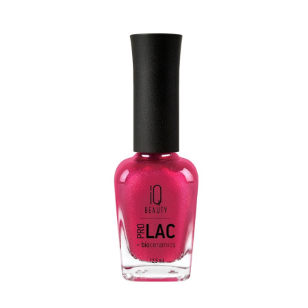 075 т. IQ BEAUTY Лак для ногтей укрепляющий PROLAC+bioceramics, 12.5 мл