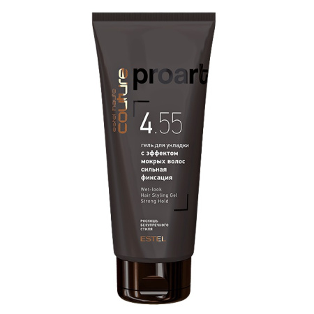 Гель для укладки Estel Haute Couture ProArt 4.55 с эффектом мокрых волос сильной фиксации, 200 мл