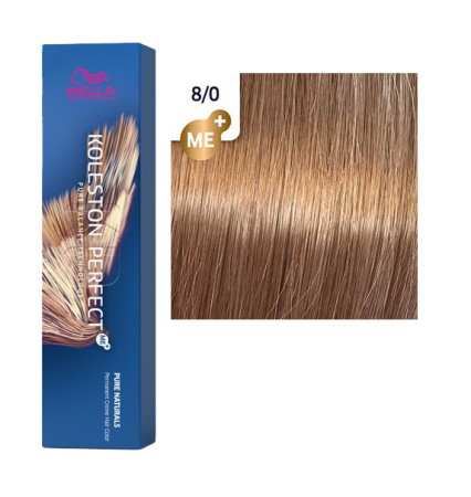 Крем-краска Wella Koleston Perfect Pure Naturals 8/0, 60 мл