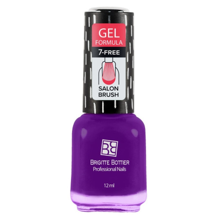 Лак для ногтей Brigitte Bottier Gel Formula, т. 71 фиолетово-баклажановый, 12 мл