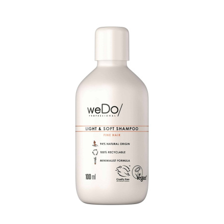Легкий увлажняющий шампунь WeDo Light Soft для тонких волос, 100 мл