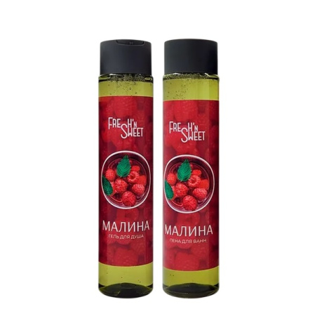 Fresh''nSweet Набор "Малина" (гель для душа 350 мл, пена для ванн 350 мл)