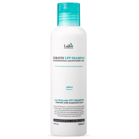Протеиновый шампунь для поврежденных волос Lador Keratin LPP Shampoo, 150 мл