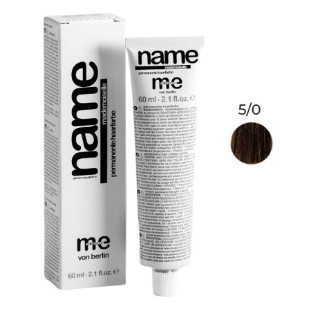 Краситель MeMademoiselle Me Name 5/0 светлый коричневый, 60 мл
