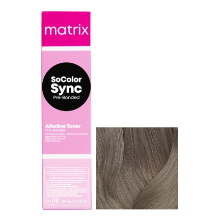 Краситель Matrix SoColor Sync Pre-Bonded 7NV блондин натуральный перламутровый, 90 мл