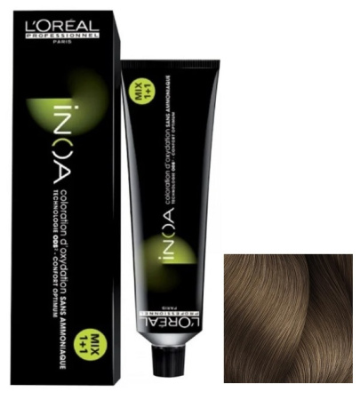 Краска для волос Loreal INOA, 8.23 светлый блондин перл.-зол., 60 мл