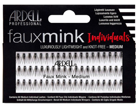 Пучки ресниц Faux Mink норка, средние