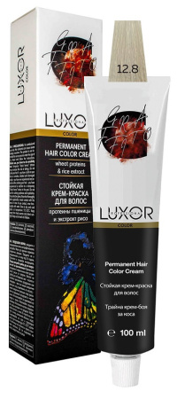 Перманентная крем-краска Luxor Professional Color 12.8 Специальный блондин сандрэ, 100 мл