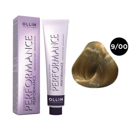 Перманентная крем-краска Ollin Performance 9/00 блондин глубокий, 60 мл 