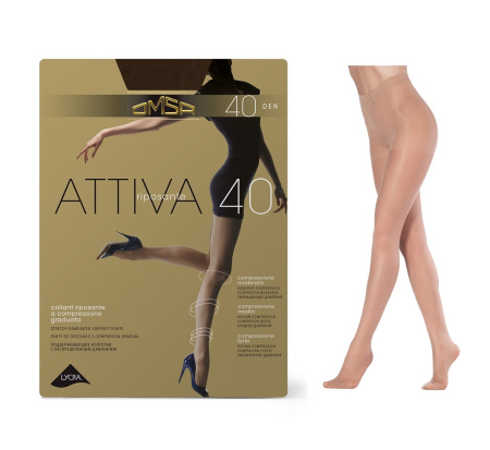 Колготки Omsa Attiva 40 den, Natural, 2
