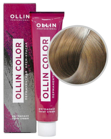 Перманентная крем-краска для волос Ollin Color 8/21 светло-русый фиол.-пеп., 60 мл