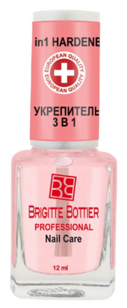 Укрепитель для ногтей 3 в 1 Brigitte Bottier, 12 мл