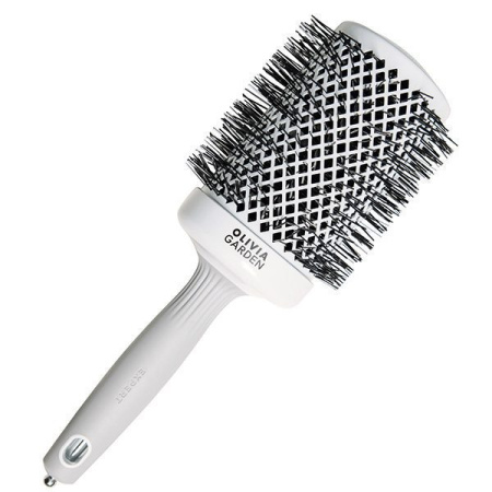 Термобрашинг Olivia Garden Expert Blowout Shine white&grey, 65 мм