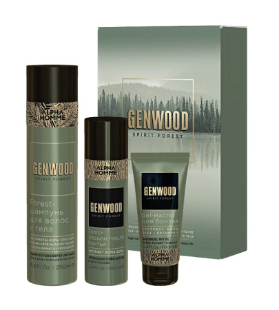 Набор подарочный Estel Alpha Homme Genwood Shave