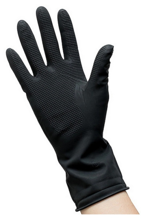 Перчатки латексные рифлёные, размер S, 2 шт/уп