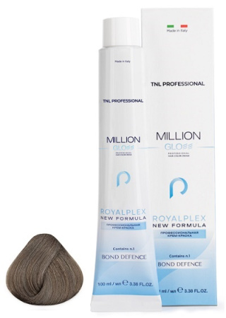 Крем-краска для волос Million Gloss 8.1 Светлый блонд пепельный, 100 мл