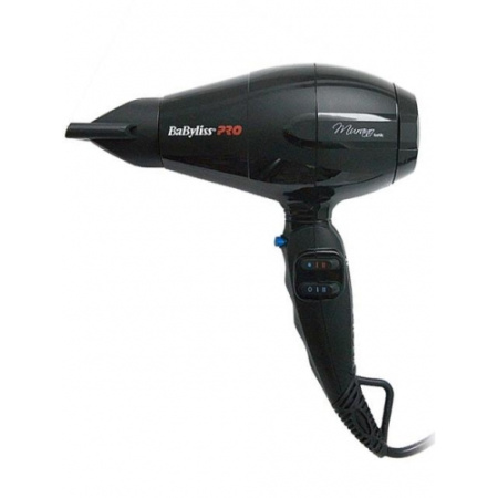 Фен профессиональный для сушки волос BaByliss PRO Murano Ionic BAB6160INRE