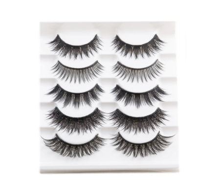 Накладные ленточные шелковые ресницы Silk Pro kit smokey eyes