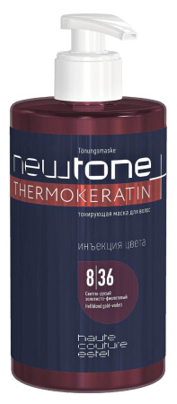 Маска тонирующая для волос Estel Newtone 8/36 светло-русый золотисто-фиолетовый, 435 мл