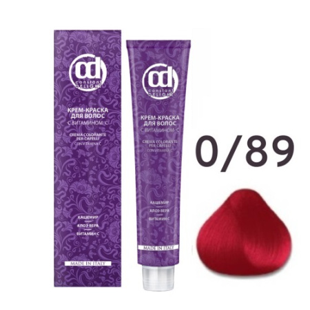 C.Delight Крем-краска Vit C 0/89 маджента, 100 мл